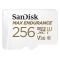 Sandisk MicroSDXC Max Endurance 256GB (V30/U3/Cl.10/R100/W40) + SD adapter memóriakártya
